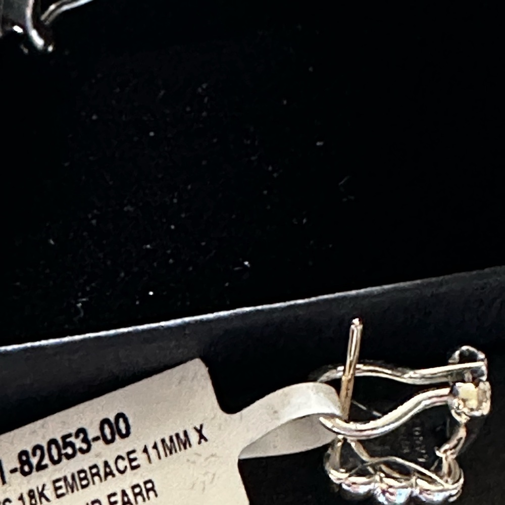 LAGOS Embrace Two-Tone X Omega Clip 11MM Earrings - Picture 8 of 12